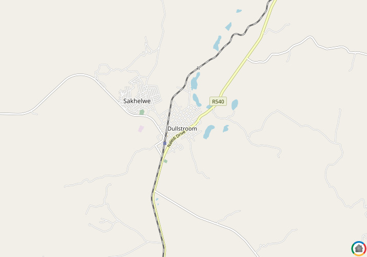Map location of Dullstroom